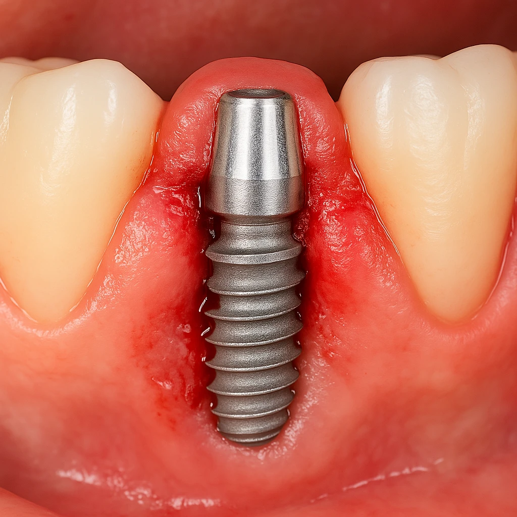 پس زدن ایمپلنت دندان