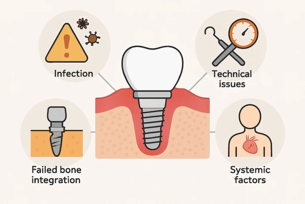دلایل اصلی پس زدن ایمپلنت دندان چه هستند؟