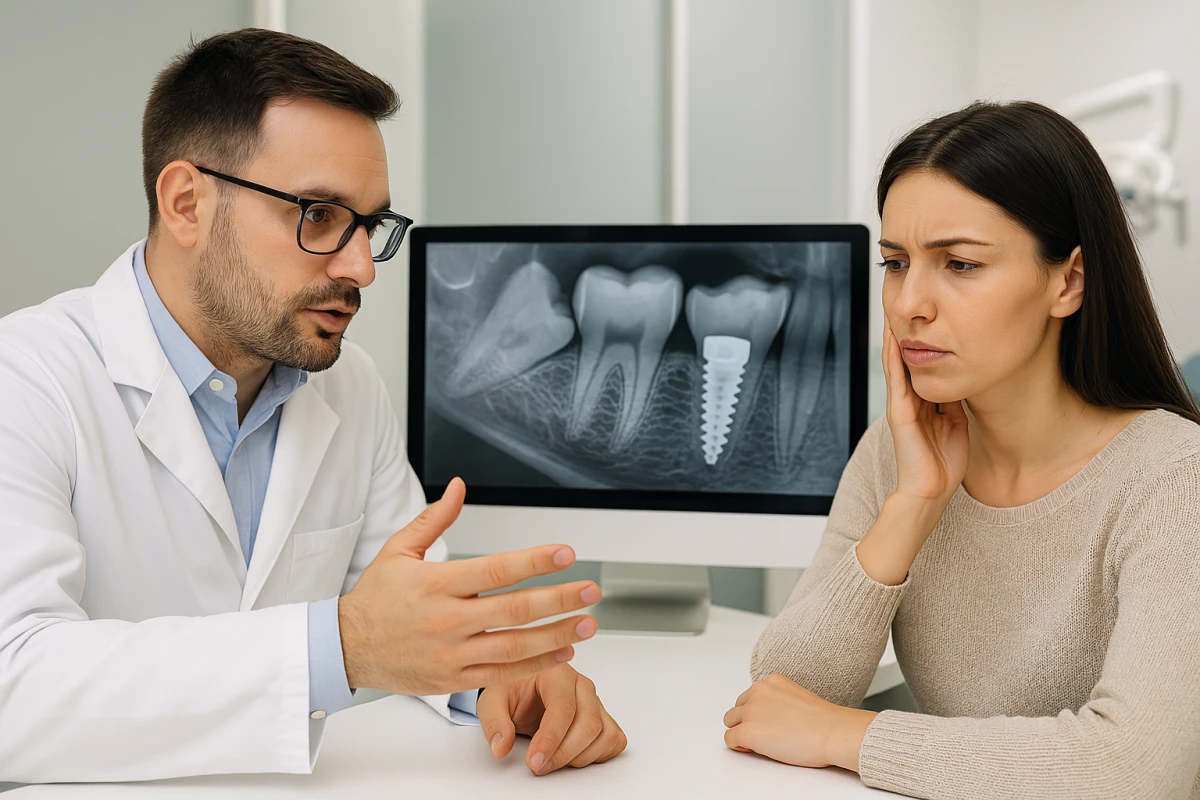 پس زدن ایمپلنت دندان